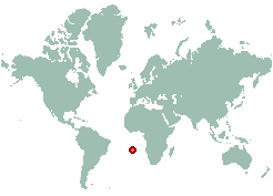 Saint Helena in world map